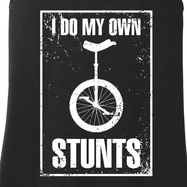 I Do My Own Stunts Bicycle Bike Accidents Broken Bone Injury Gift Ladies Essential Tank