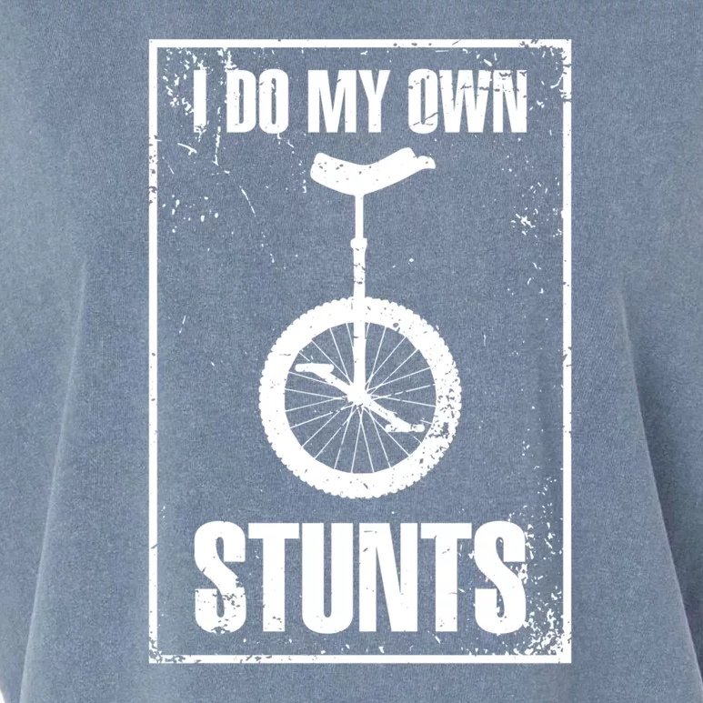 I Do My Own Stunts Bicycle Bike Accidents Broken Bone Injury Gift Garment-Dyed Women's Muscle Tee