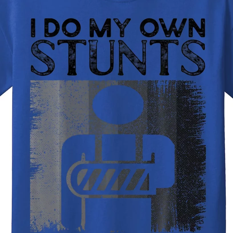 I Do My Own Stunts Broken Arm Funny Injury Gift Kids T-Shirt