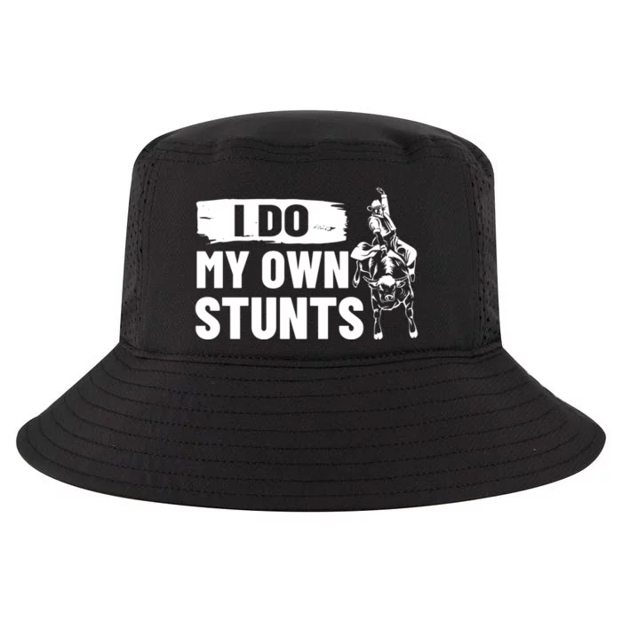 I Do My Own Stunts Funny Bull Fighting Lovers Costume Gift Cool Comfort Performance Bucket Hat