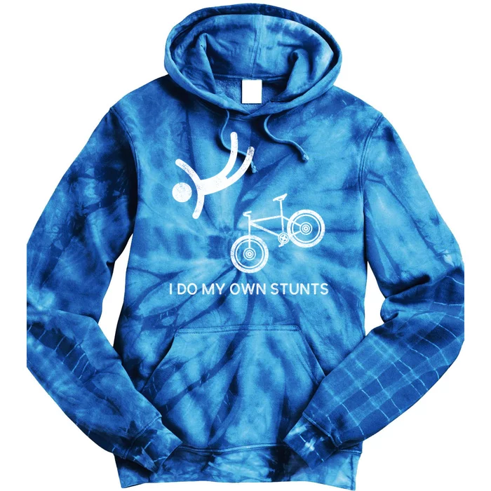 I Do My Own Stunts Downhill Mountain Bike Cute Gift Tie Dye Hoodie