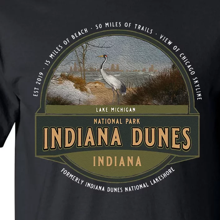 Indiana Dunes National Park Lake Michigan Beach Trails Tall T-Shirt