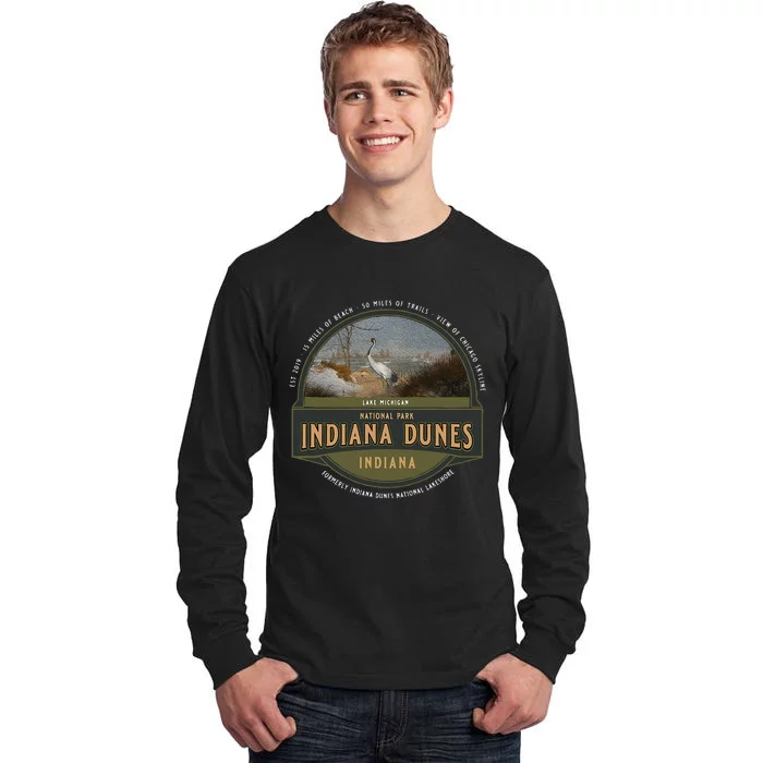 Indiana Dunes National Park Lake Michigan Beach Trails Tall Long Sleeve T-Shirt