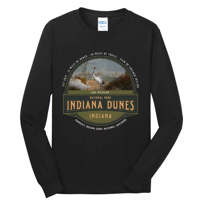 Indiana Dunes National Park Lake Michigan Beach Trails Tall Long Sleeve T-Shirt