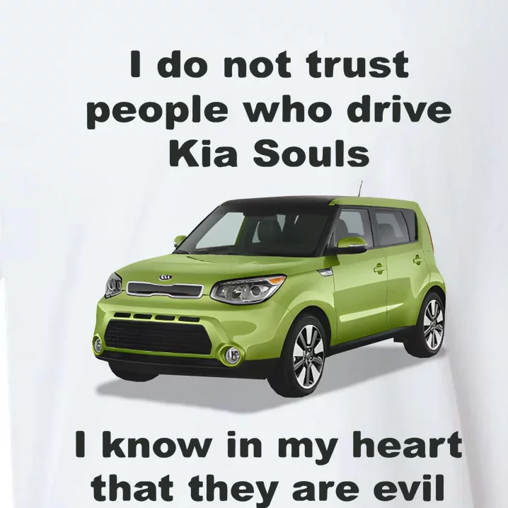 I Do Not Trust People Who Drive Kia Souls Sueded Cloud Jersey T-Shirt