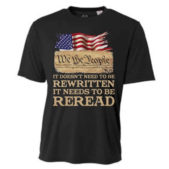 It DoesnT Need To Be Rewritten It Needs To Be Reread Cooling Performance Crew T-Shirt