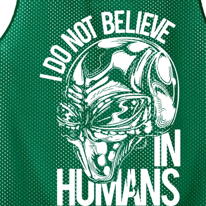 I Do Not Believe In Humans Mesh Reversible Basketball Jersey Tank