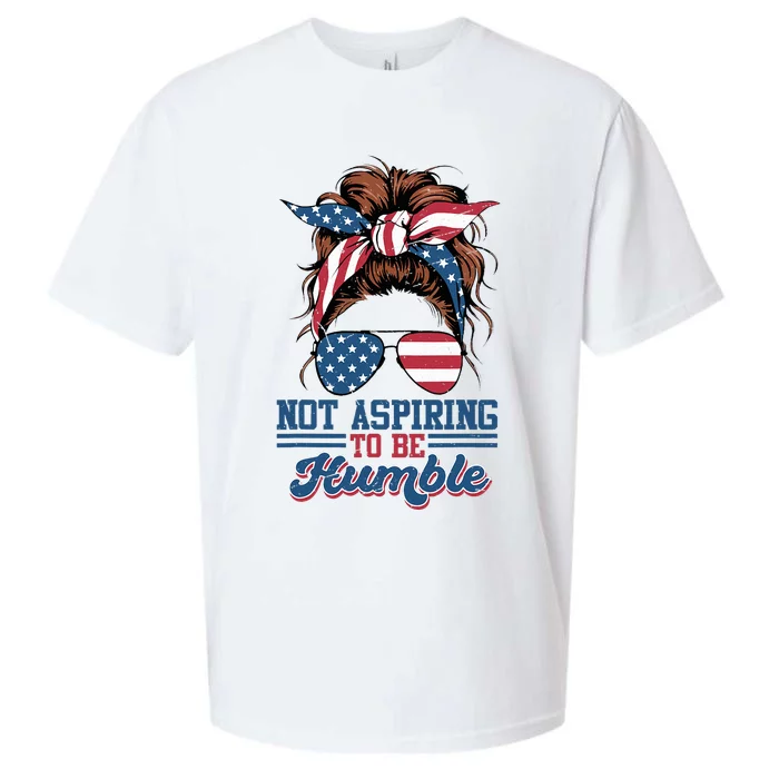 I Do Not Aspire To Be Humble Kamala Harris 2024 Sueded Cloud Jersey T-Shirt