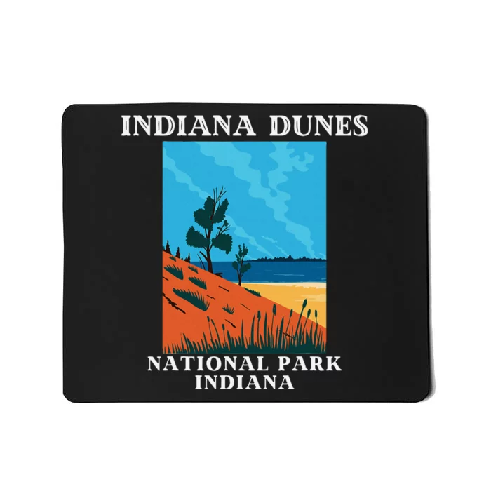 Indiana Dunes National Park Indiana Lake Michigan Mousepad