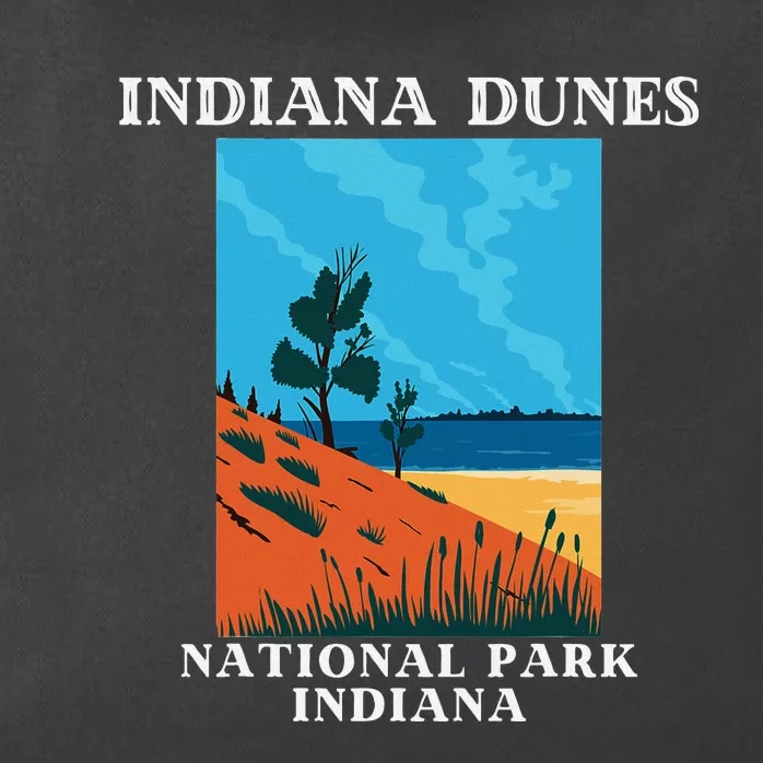 Indiana Dunes National Park Indiana Lake Michigan Zip Tote Bag