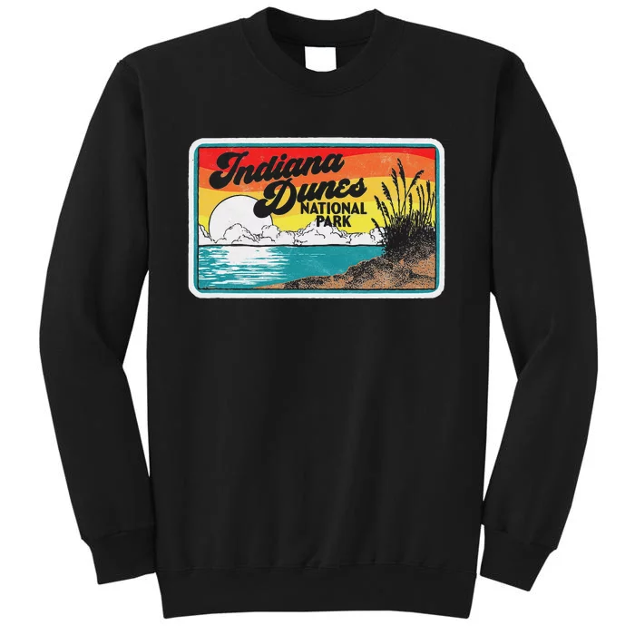 Indiana Dunes National Park Retro Vintage 80S Graphic Tall Sweatshirt