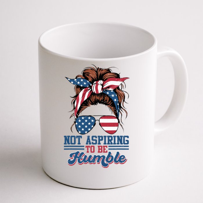 I Do Not Aspire To Be Humble Kamala Harris 2024 Front & Back Coffee Mug