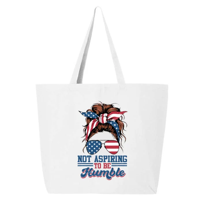 I Do Not Aspire To Be Humble Kamala Harris 2024 25L Jumbo Tote