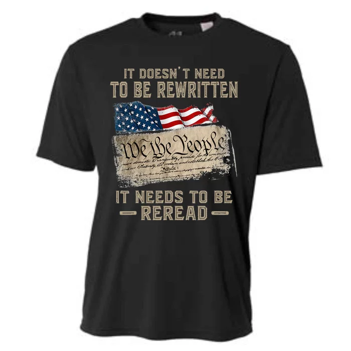 It Doesnt Need To Be Rewritten It Needs To Be Reread Cooling Performance Crew T-Shirt