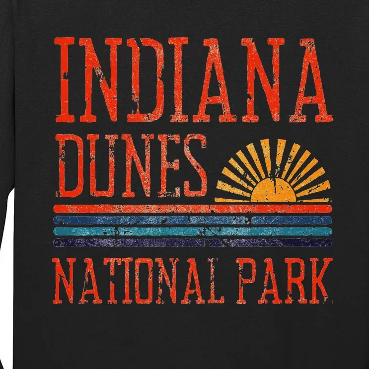 Indiana Dunes National Park Nature Great Lakes Sunset Tall Long Sleeve T-Shirt