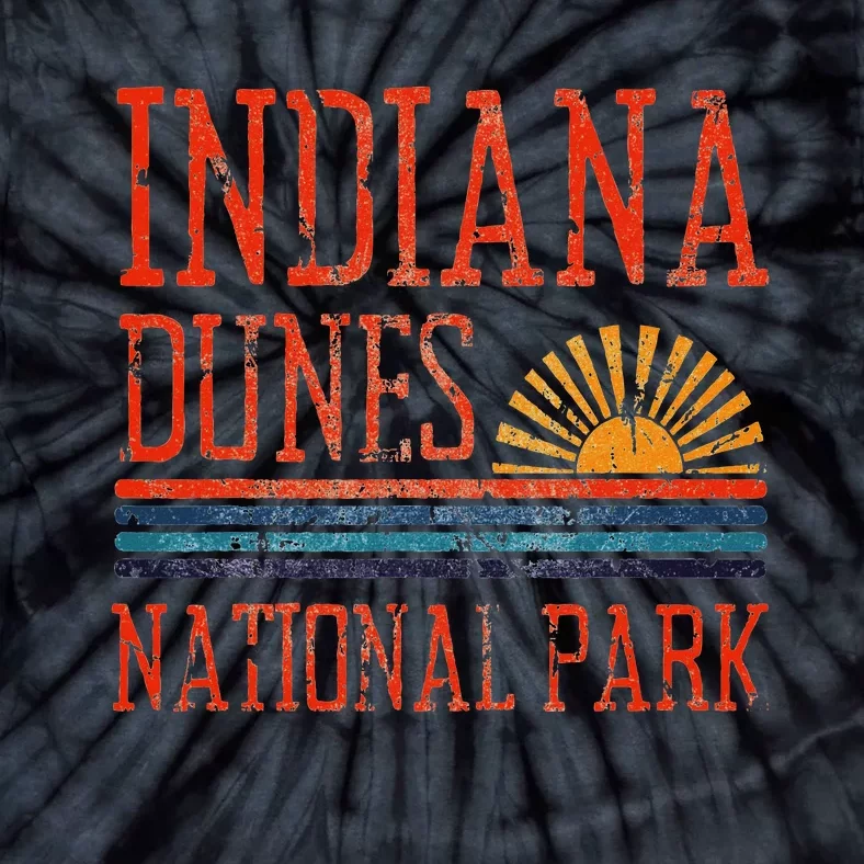 Indiana Dunes National Park Nature Great Lakes Sunset Tie-Dye T-Shirt