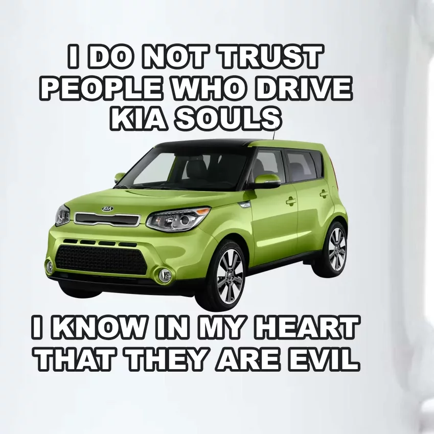 I Do Not Trust People Who Drive Kia Souls Black Color Changing Mug