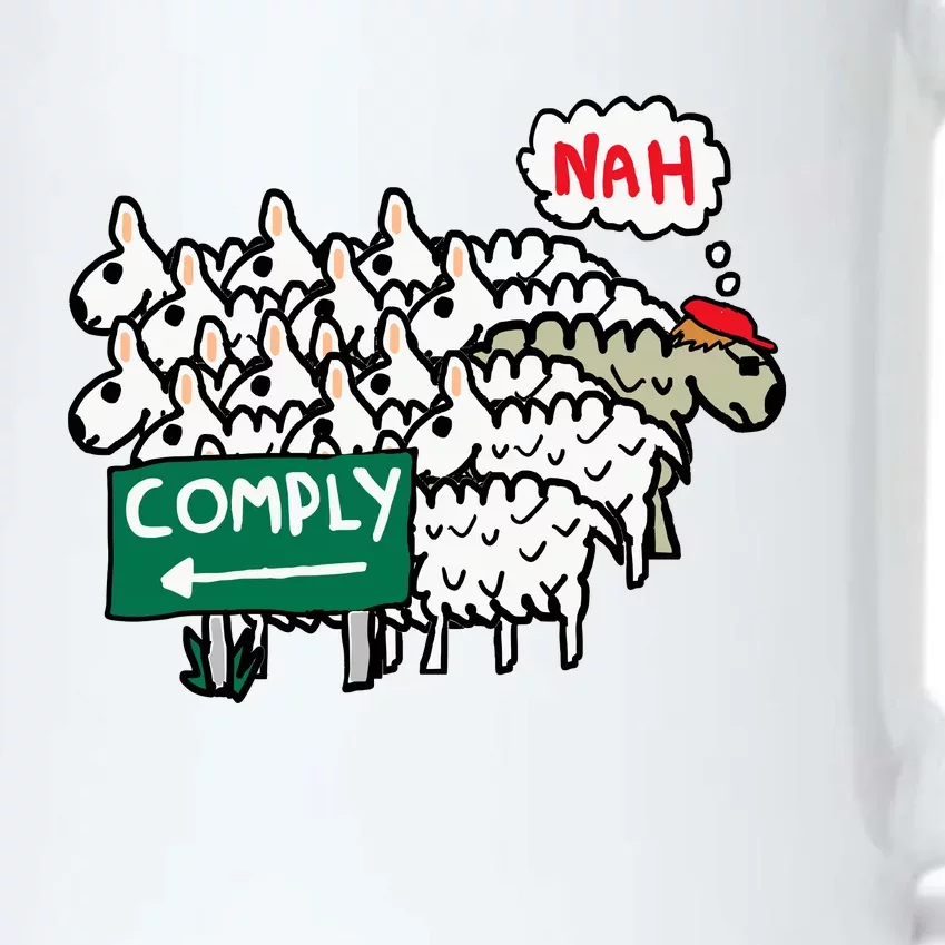 I Do Not Comply Black Color Changing Mug