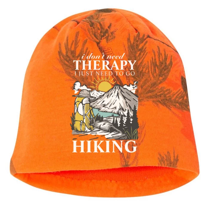 I DonT Need Therapy I Just Need To Go Hiking Kati - Camo Knit Beanie