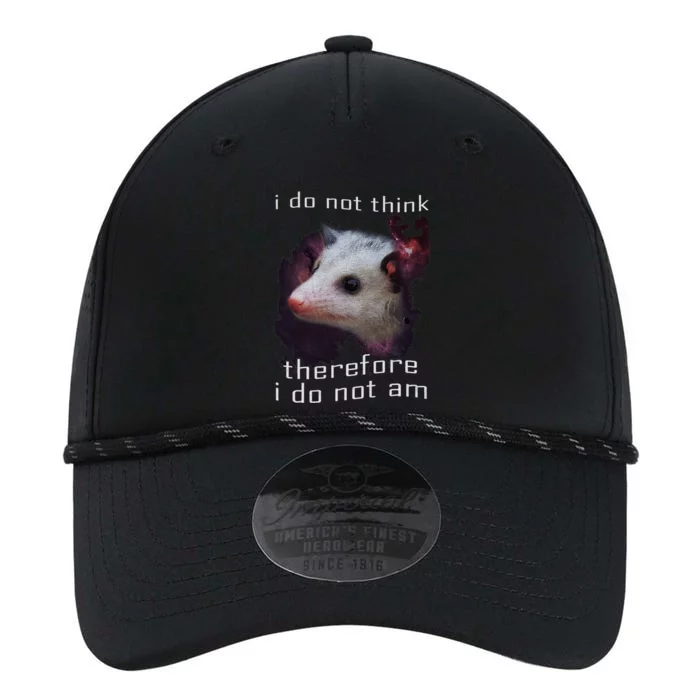 I Do Not Think Therefore I Do Not Am Possum Performance The Dyno Cap