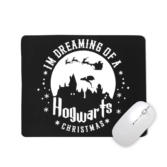 I’m Dreaming Of A Hogwarts Christmas Wizard Christmas Funny Mousepad