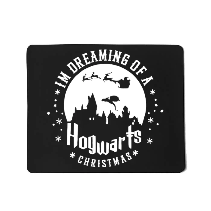 I’m Dreaming Of A Hogwarts Christmas Wizard Christmas Funny Mousepad