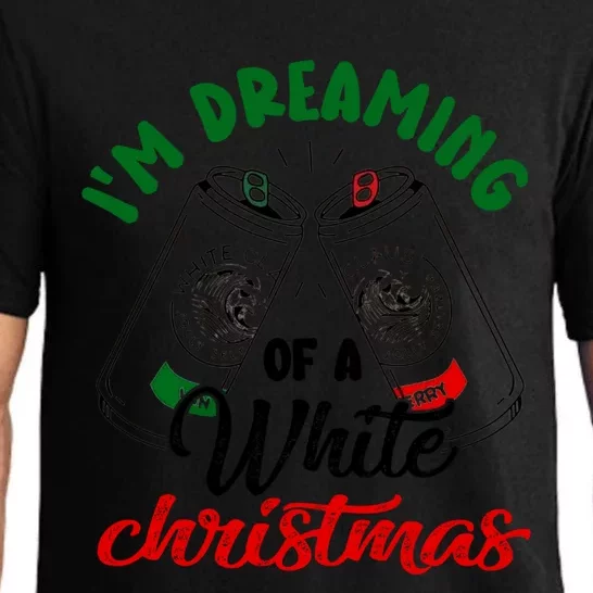 I'm Dreaming Of A White Christmas Funny Ing Party Xmas Gift Pajama Set