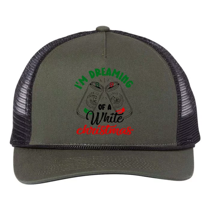 I'm Dreaming Of A White Christmas Funny Ing Party Xmas Gift Retro Rope Trucker Hat Cap