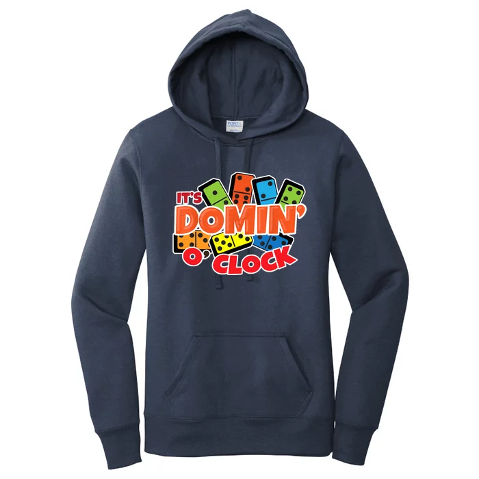 Its Domin O Clock | Domino Game Player | Dominoes Women's Pullover Hoodie