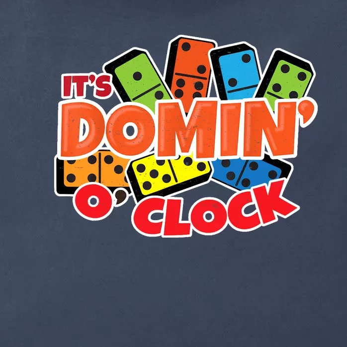 Its Domin O Clock | Domino Game Player | Dominoes Zip Tote Bag