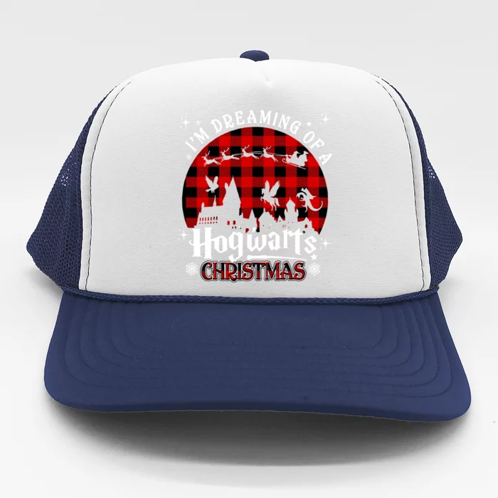 I'm Dreaming Of A Hogwarts Xmas Hogwart Trucker Hat