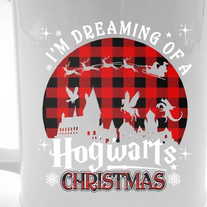 I'm Dreaming Of A Hogwarts Xmas Hogwart Front & Back Beer Stein