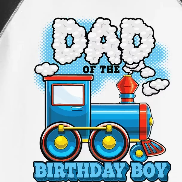 IM Dad Of The Birthday Boy Train Birthday Toddler Fine Jersey T-Shirt