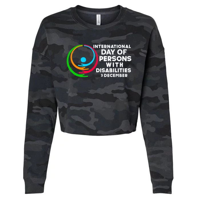 International Day Of Persons With Disabilities Gift Cropped Pullover Crew