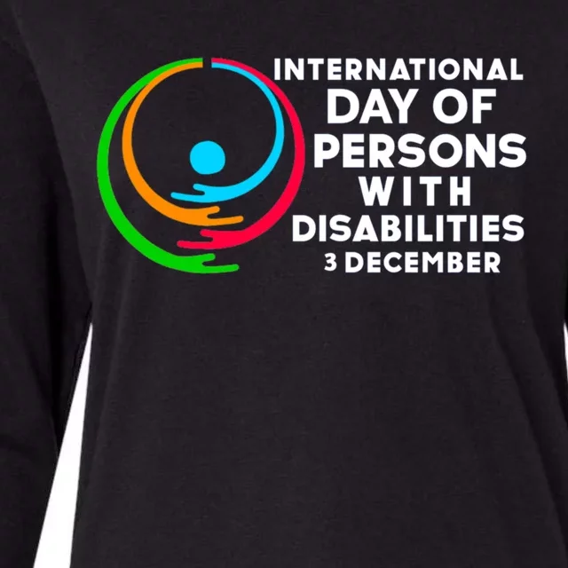 International Day Of Persons With Disabilities Gift Womens Cotton Relaxed Long Sleeve T-Shirt