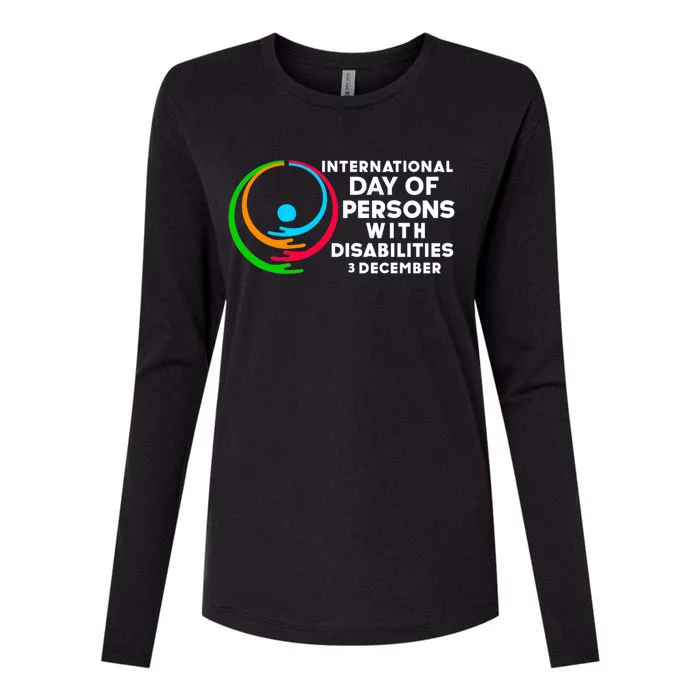 International Day Of Persons With Disabilities Gift Womens Cotton Relaxed Long Sleeve T-Shirt