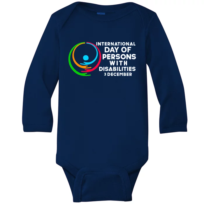 International Day Of Persons With Disabilities Gift Baby Long Sleeve Bodysuit