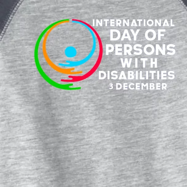 International Day Of Persons With Disabilities Gift Toddler Fine Jersey T-Shirt