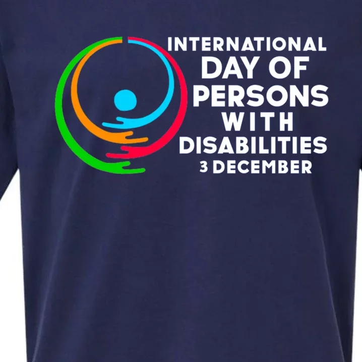 International Day Of Persons With Disabilities Gift Sueded Cloud Jersey T-Shirt