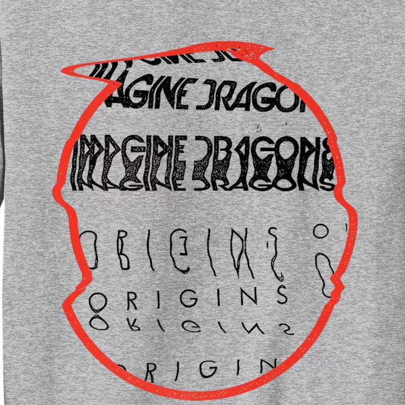 I.M.A.G.I.N.E. D.R.A.G.O.N.S Origins Red Circle Tall Sweatshirt