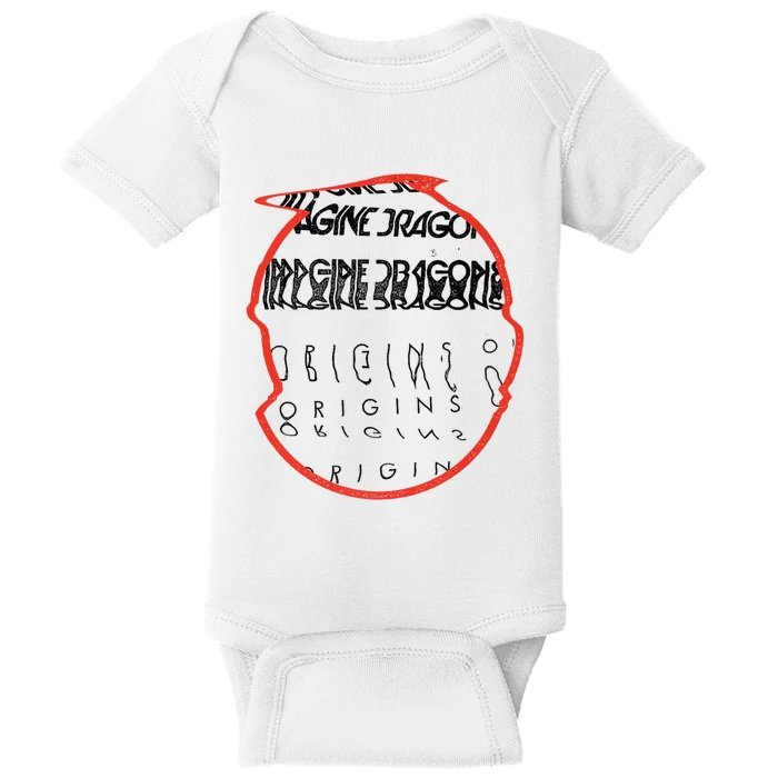 I.M.A.G.I.N.E. D.R.A.G.O.N.S Origins Red Circle Baby Bodysuit