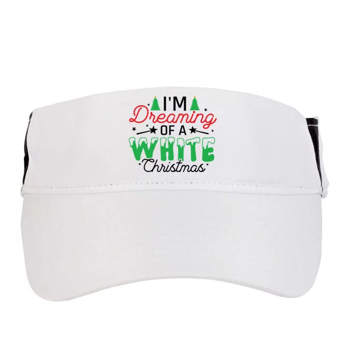 I'm Dreaming Of A White Christmas Adult Drive Performance Visor