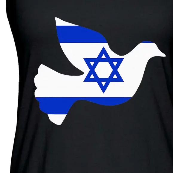 Israel Dove of Peace Ladies Essential Flowy Tank