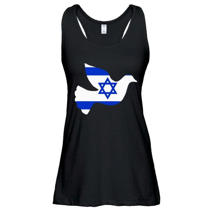 Israel Dove of Peace Ladies Essential Flowy Tank