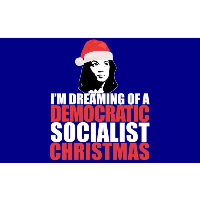 IM Dreaming Of A Democratic Socialist Christmas Aoc Meme Gift Bumper Sticker