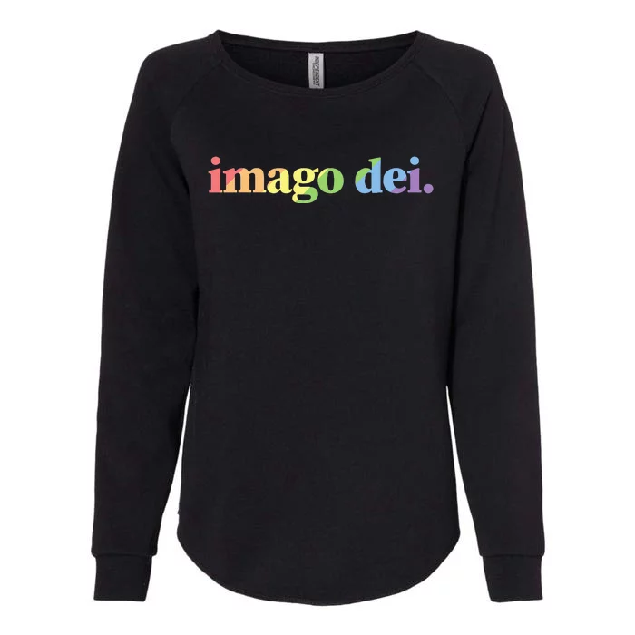 Imago Dei Pride Gods Image Vintage Bold Christian Womens California Wash Sweatshirt