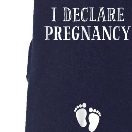 I Declare Pregnancy Shirt, Pregnancy Shirt, Pregnancy Announcement Shirt, Funny Doggie 3-End Fleece Hoodie