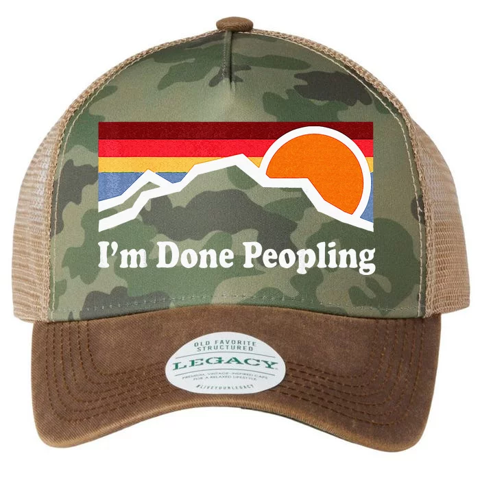 Im Done Peopling Legacy Tie Dye Trucker Hat