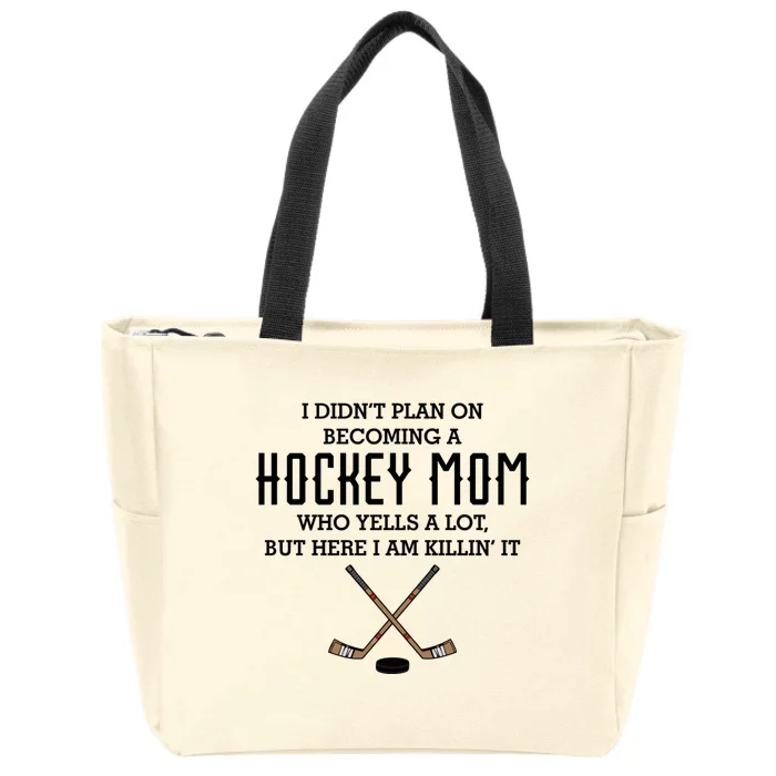 Custom Hockey Canvas Tote Bag (Personalized)