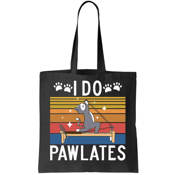 I Do Pawlates Cat Pilates Tote Bag